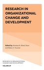 Cover: Research in Organizational Change and Development - Emerald Publishing Limited
