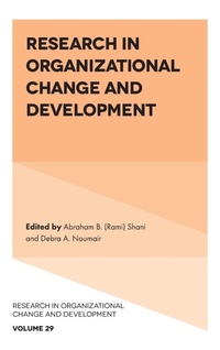 Enlarge image Cover: Research in Organizational Change and Development - Emerald Publishing Limited