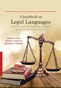 Cover: A Handbook on Legal Languages and the Quest for Linguistic Equality in South Africa and Beyond: Volume 3 - African Sun Press