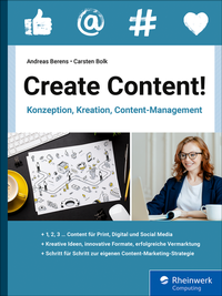 Abbildung von: Create Content! - Rheinwerk
