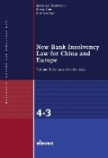 Cover: New Bank Insolvency Law for China and Europe - Eleven International Publishing