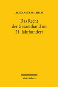 Abbildung von: Das Recht der Gesamthand im 21. Jahrhundert - Mohr Siebeck