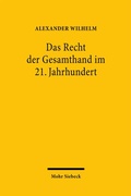 Cover: Das Recht der Gesamthand im 21. Jahrhundert - Mohr Siebeck