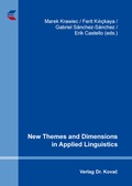 Cover: New Themes and Dimensions in Applied Linguistics - Kovac, Dr. Verlag