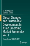 Cover: Global Changes and Sustainable Development in Asian Emerging Market Economies Vol. 1 - Springer