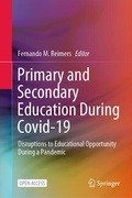 Cover: Primary and Secondary Education During Covid-19 - Springer