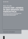 Cover: Zitate der >Aeneis< in den Briefen des Hieronymus - De Gruyter