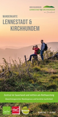 Abbildung von: Wanderkarte Lennestadt & Kirchhundem - grünes herz