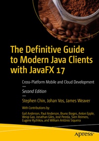 Abbildung von: The Definitive Guide to Modern Java Clients with JavaFX 17 - Apress