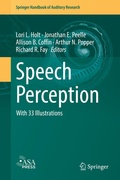 Bild: Speech Perception - Springer
