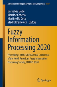 Enlarge image Cover: Fuzzy Information Processing 2020 - Springer