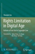 Cover: Rights Limitation in Digital Age - Springer