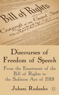 Cover: Discourses of Freedom of Speech - Palgrave Macmillan