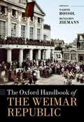 Cover: The Oxford Handbook of the Weimar Republic - Oxford University Press