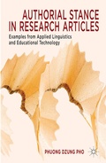 Cover: Authorial Stance in Research Articles - Palgrave Macmillan