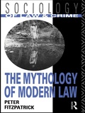 Cover: The Mythology of Modern Law - Routledge