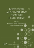 Cover: Institutions and Comparative Economic Development - Palgrave Macmillan