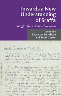Enlarge image Cover: Towards a New Understanding of Sraffa - Palgrave Macmillan