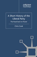 Cover: A Short History of the Liberal Party - Palgrave Macmillan