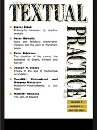 Enlarge image Cover: Textual Practice - Routledge