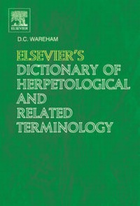 Abbildung von: Elsevier's Dictionary of Herpetological and Related Terminology - Elsevier