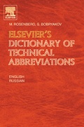 Cover: Elsevier's Dictionary of Technical Abbreviations - Elsevier