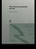 Cover: The Homosexual(ity) of law - Routledge