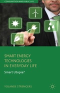 Cover: Smart Energy Technologies in Everyday Life - Palgrave Macmillan