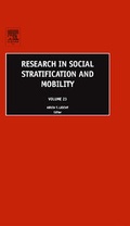 Cover: Research in Social Stratification and Mobility: Volume 23 - JAI Press Inc.