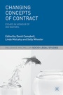 Cover: Changing Concepts of Contract - Palgrave Macmillan