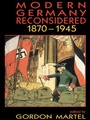 Cover: Modern Germany Reconsidered - Routledge