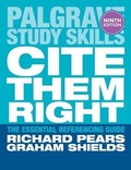 Cover: Cite Them Right - Palgrave Macmillan