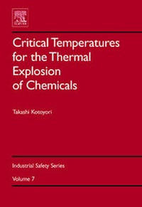 Abbildung von: Critical Temperatures for the Thermal Explosion of Chemicals: Volume 7 - Elsevier