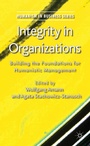 Cover: Integrity in Organizations - Palgrave Macmillan