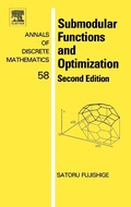 Cover: Submodular Functions and Optimization: Volume 58 - Elsevier