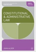 Cover: Constitutional and Administrative Law - Palgrave Macmillan