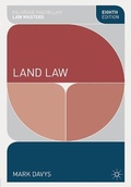 Cover: Land Law - Palgrave Macmillan