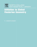 Bild: Initiation to Global Finslerian Geometry - Elsevier