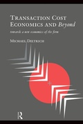 Cover: Transaction Cost Economics and Beyond - Routledge