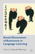 Cover: Social Dimensions of Autonomy in Language Learning - Palgrave Macmillan