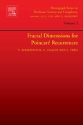 Cover: Fractal Dimensions for Poincare Recurrences - Elsevier