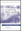 Cover: Clinical Lectures on Klein and Bion - Routledge