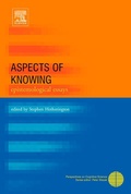 Cover: Aspects of Knowing - Elsevier