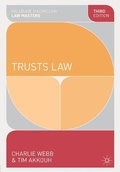 Cover: Trusts Law - Palgrave Macmillan