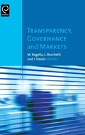 Cover: Transparency, Governance and Markets - Elsevier