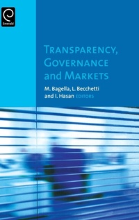 Enlarge image Cover: Transparency, Governance and Markets - Elsevier