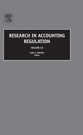 Cover: Research in Accounting Regulation - Elsevier