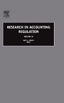 Cover: Research in Accounting Regulation: Volume 18 - JAI Press Inc.