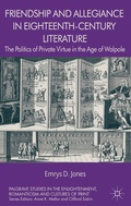 Cover: Friendship and Allegiance in Eighteenth-Century Literature - Palgrave Macmillan