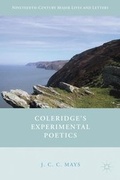 Cover: Coleridge's Experimental Poetics - Palgrave MacMillan